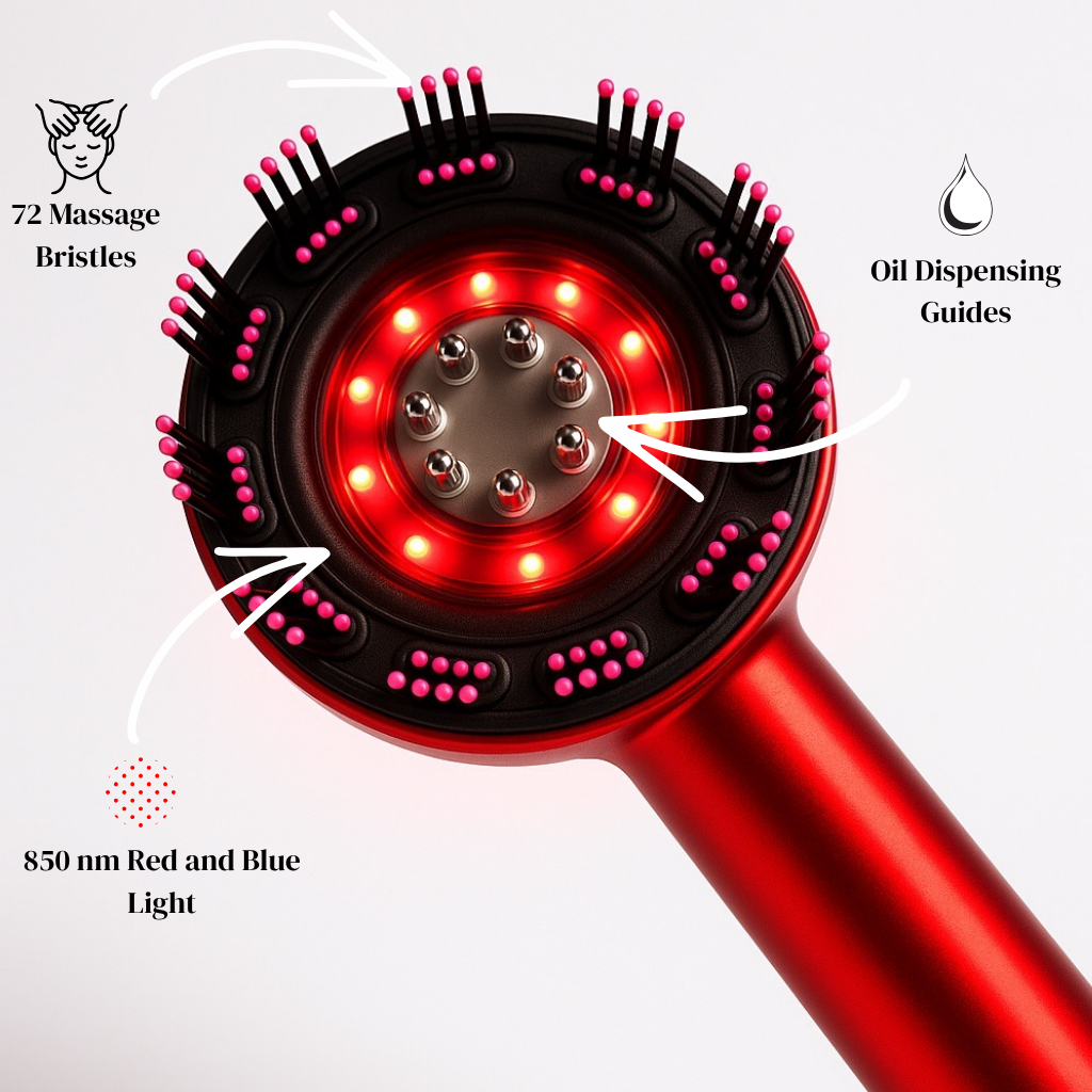 Solѐr™ Light Therapy Scalp Massager